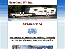 Tablet Screenshot of heartlandrvinc.com